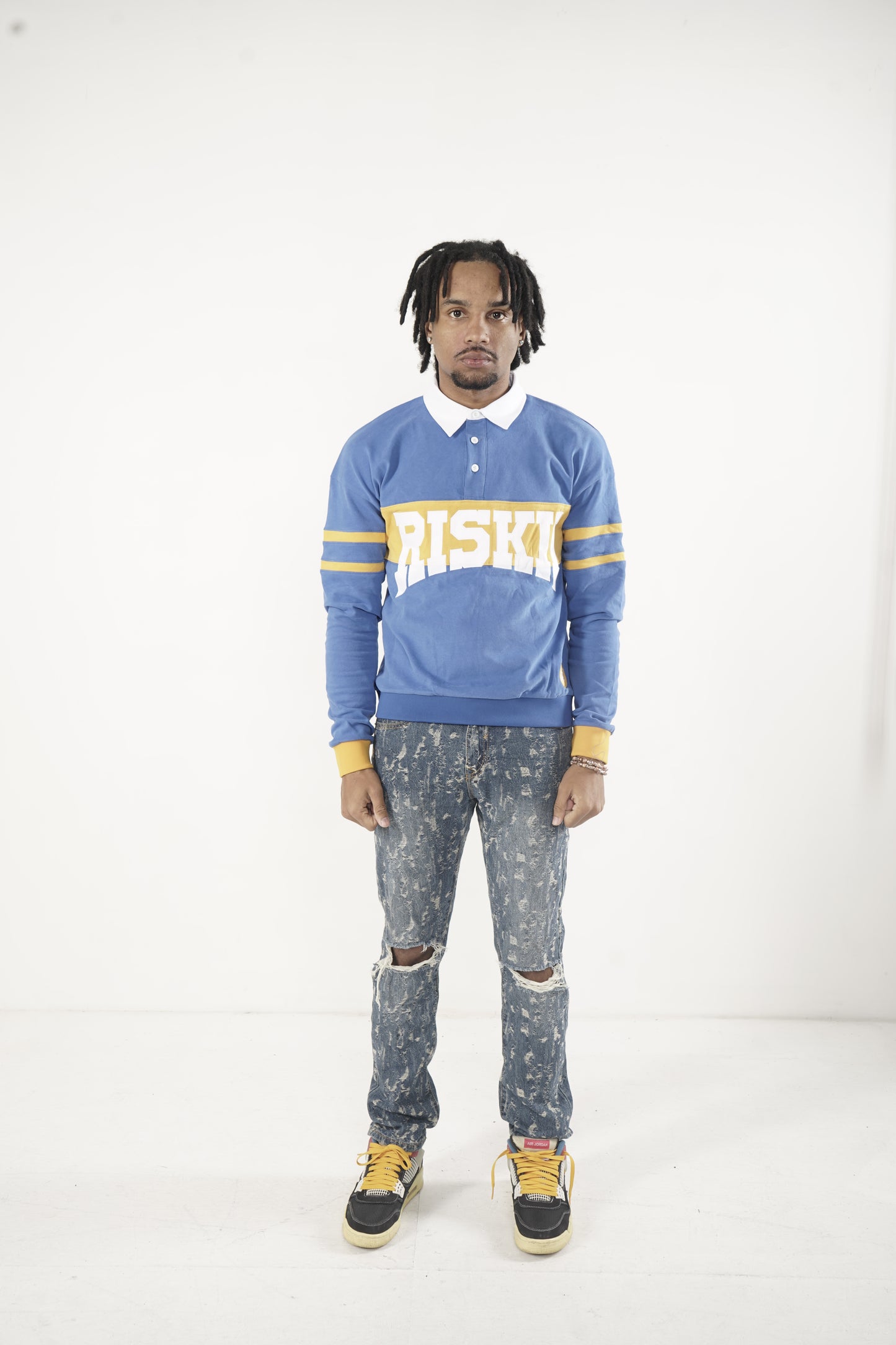 Riskii Collegiate Polo (Blue)