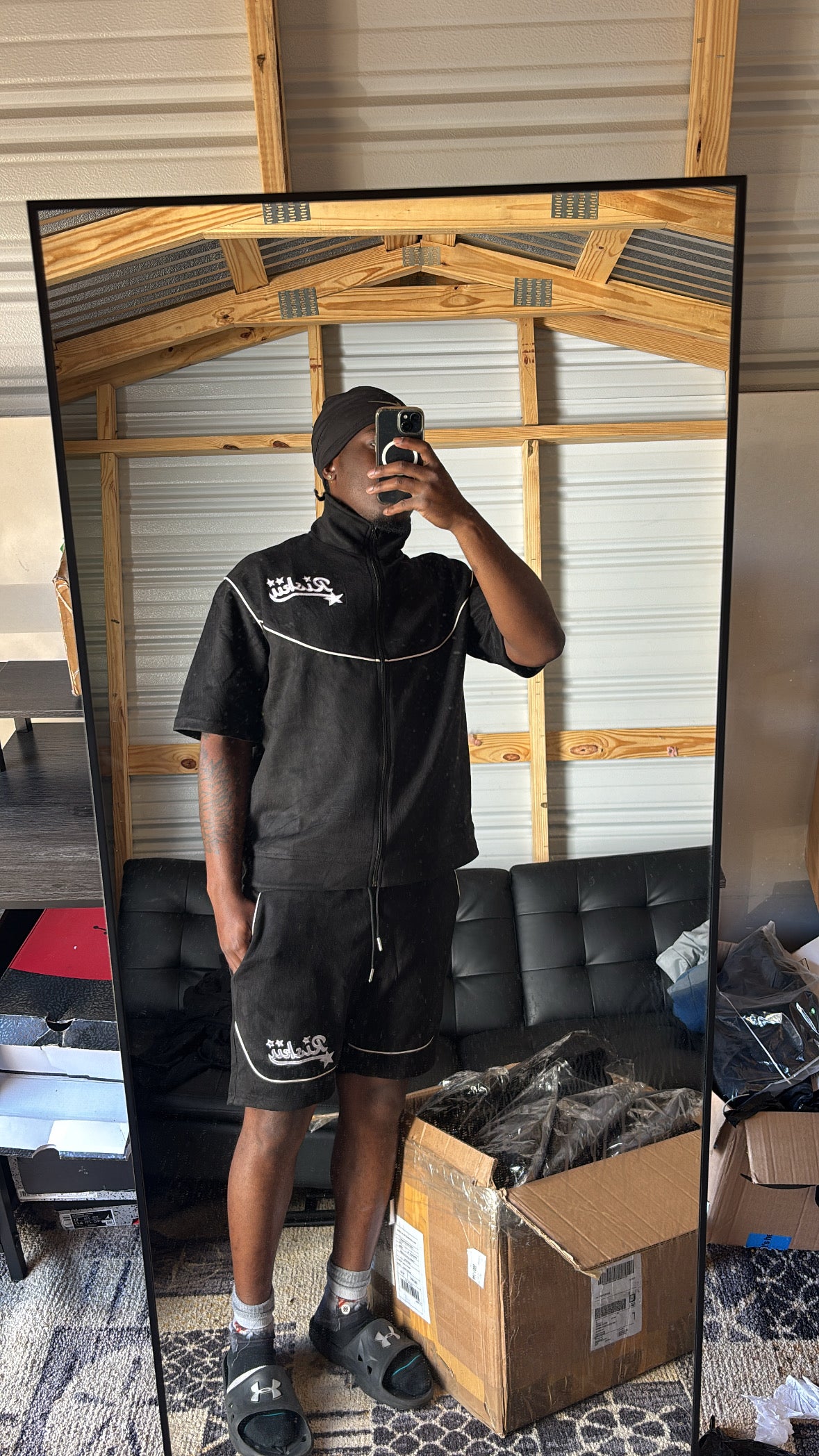 Midnight Black Short Set